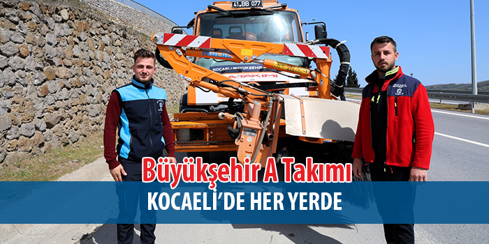 Büyükşehir Tek Araçla 4 Mevsim Temizlik Yapıyor