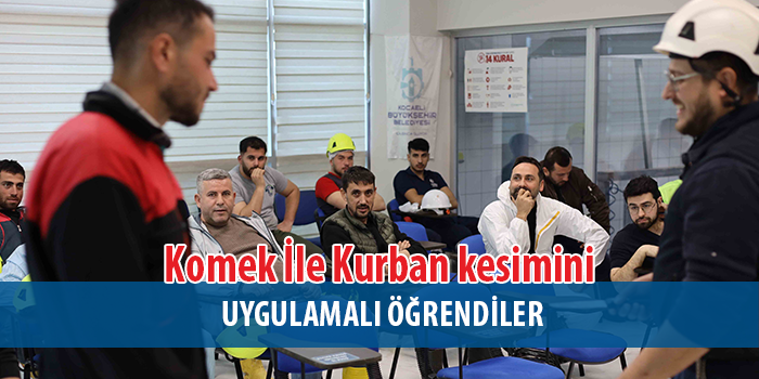 Kocaeli Büyükşehir, “Kurban Kesim Kursu” Düzenledi