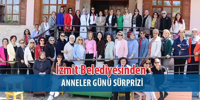 İzmit Belediyesinden kadın muhtarlara Anneler Günü kahvaltısı