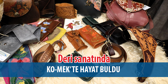 Deri sanatında 13 yıllık emek KO-MEK’te hayat buldu