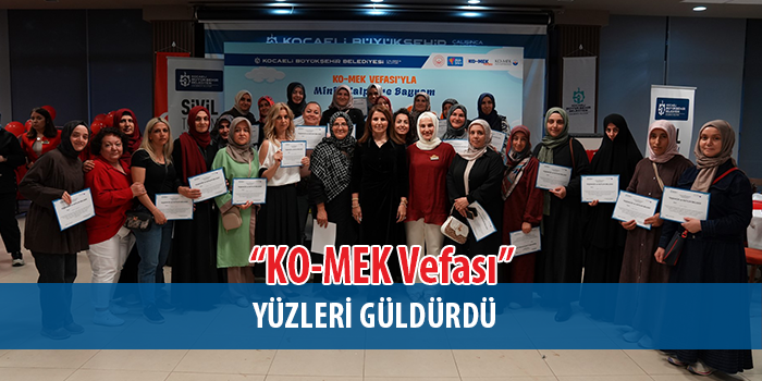 “KO-MEK Vefası” bayram öncesi yüzleri güldürdü