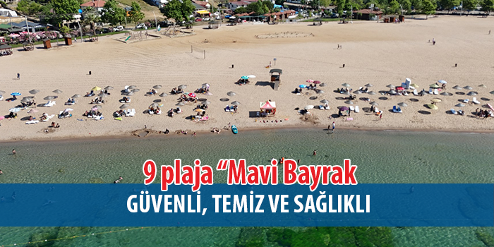 Kocaeli’de 9 plaja “Mavi Bayrak” gururu