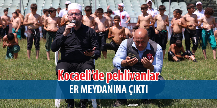Pehlivanlar, İzmit Atletizm Pisti’nde Kol Bağladı