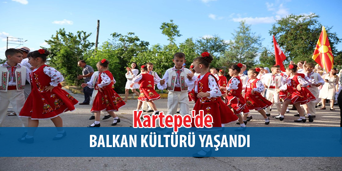 Kartepe'de Balkan Kültürü Coşkusu Yaşandı