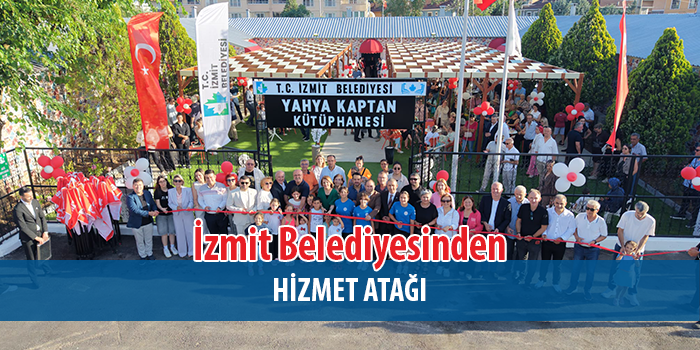 İzmit Belediyesinden Hizmet Atağı: Yahya Kaptan Kütüphanesi Açıldı
