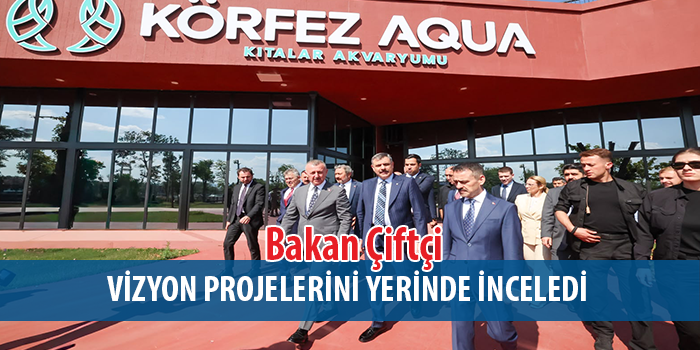 Bakan Çiftçi, Büyükşehir’in vizyon projelerini yerinde inceledi.