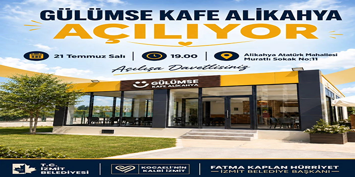 Gülümse Kafe Alikahya hizmete açılıyor.