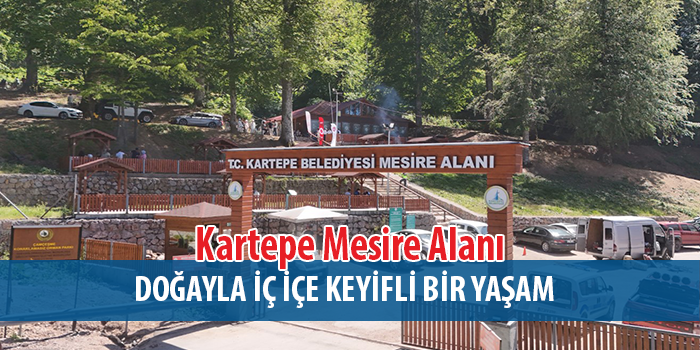 Kartepe Mesire Alanı Yazın da Doğaseverlerin Vazgeçilmez Adresi
