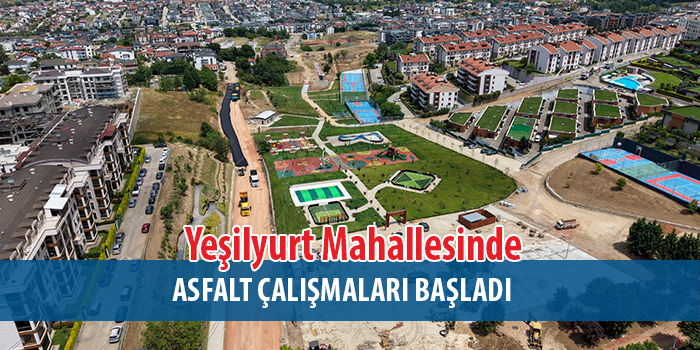 Yeşilyurt Mahallesi Buket Sokak'ta Asfalt Çalışmaları Başladı