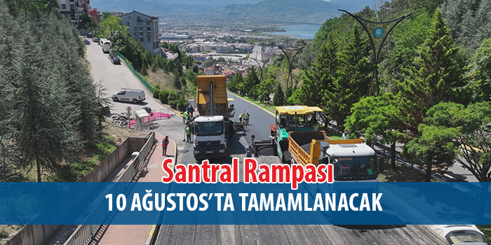 Santral Rampası’nın iki yönüde trafiğe kapatıldı