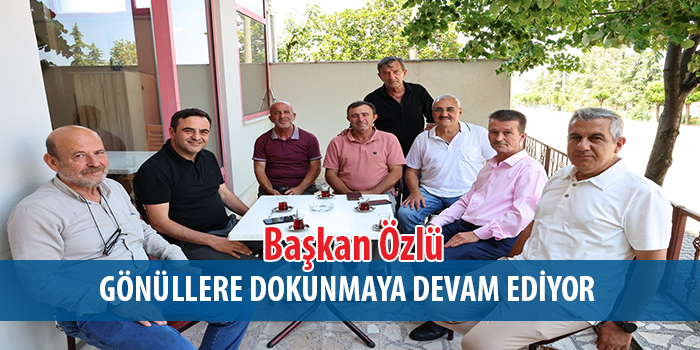 Başkan Özlü'den Yüzleri Güldüren Ziyaretler