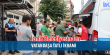 İzmit Belediyesinden Cuma sonrası vatandaşlara tatlı ikram